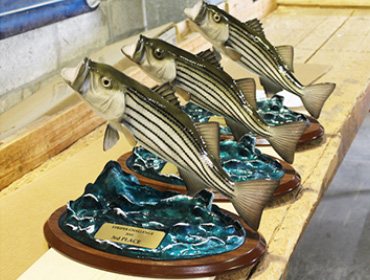 bass fishing trophies