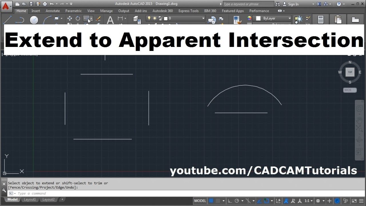 autocad break lines at intersection